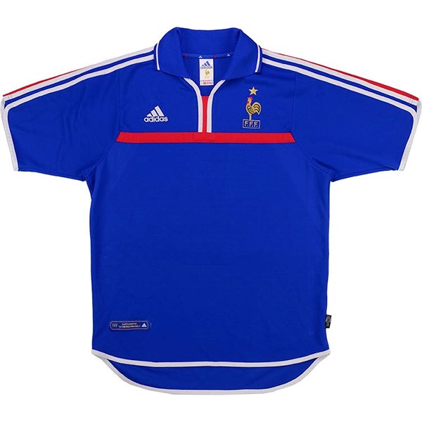 Camiseta Francia Primera equipación Retro 2000 Azul